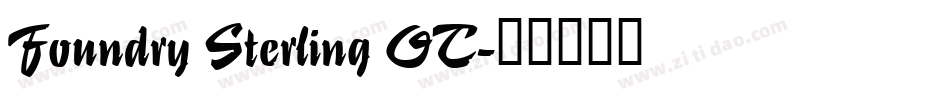 Foundry Sterling OT字体转换